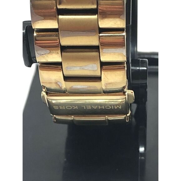 Michael Kors MK5160 Women's Stainless Steel Analog Champagne Dial Watch LB214 - Picture 6 of 11